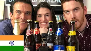 Americans try Indian Beers | AND OLD MONK