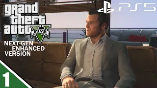 Grand Theft Auto V PS5 Next-Gen Enhanced Version Walkthrough Gameplay Part 1 - No Commentary