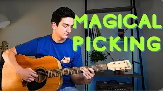 Beautiful EASY Fingerpicking Tutorial for Guitar (Beginner-Friendly!)