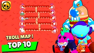 🤬🤬🤬 JE VAIS ARRETER...  BEST OF TOP 10 TROLL Map Survivant Brawl Stars Ep26