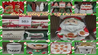🎄🛒👑🔥 Hobby Lobby's 50% Off Christmas Decorations!! Spring 40%Off/Sneak Peek!!🏃‍♀️👑🛒🎄