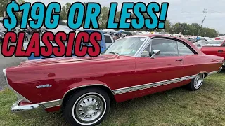 Classic Cars for Sale at Carlisle $20,000 or Less! Check Out Current Classic Car Prices