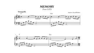 Memory - Piano