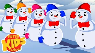 Snowmen Finger Family | Christmas Carols | Nursery Rhymes for Children - Super Kids Network