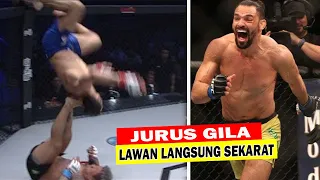 Gini nih JURUS BIADAB Petarung MMA yang LANGSUNG MENGHEMPASKAN LAWAN | #JunaWay