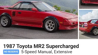 Selling my AW11 MR2 on Cars and Bids is Scary and Exciting!