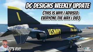 DC Designs Friday Update On The F-4 Phantom.  I Stand By What I Say For My Followers. MSFS2020 XBOX