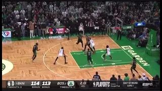 Jayson Tatum INSANE Buzzer Beater vs Nets | BKL@BOS Game 1 (4/17/22)