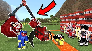 AZUYA BUAT RUMAH AMAN LATO LATO RAKSASA UNTUK CHOO CHOO CHARLES DI MINECRAFT TAPI ISI 999 TRAP PRANK