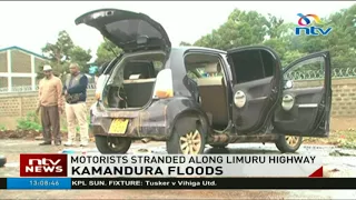 Motorists stranded along Limuru highway after heavy rains