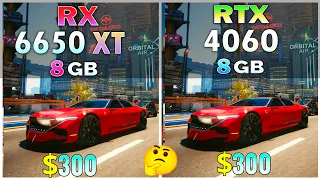 RTX 4060 vs RX 6650 XT - Test in 50 games at 1080P max settings