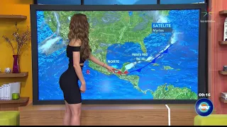 Yanet Garcia el clima HOY 13-Mar-2018 Full HD