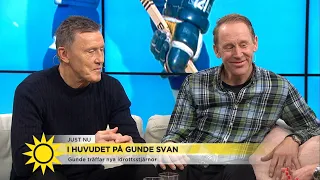 Gunde följde i Salmings hockeyfotspår: "Det var ståpäls" - Nyhetsmorgon (TV4)