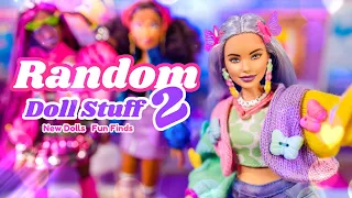 Random Doll Stuff 2: Barbie Extra 19 & 20 , Dream Ella Extra Iconic, Coloring Doll Hair and More