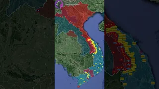 The Vietnam War using Google Earth
