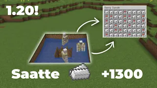 Eforsuz Saatte +1300 Demir Farmı Yapımı - Minecraft 1.20