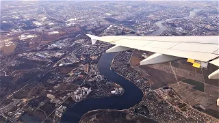 Красивый взлет из Пулково A320 Swiss