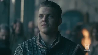 Vikings, Season 5 "Ivar" Walks on his own"So it Begins" scene ending