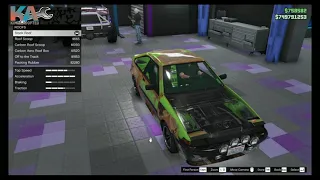 GTA 5  DLC Vehicle Customization  Karin Futo GTX | Gta V New Los Santos Tuners Karin Futo GTX