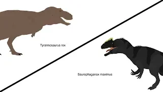 SB14FC - Tyrannosaurus vs Saurophaganax