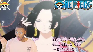 Boa Hancock /One Piece Ep. 408-413 - Reaction