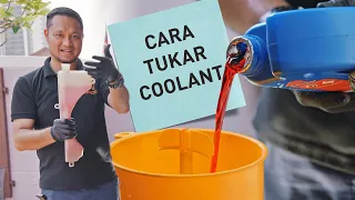 DIY Tukar Coolant Kereta Sendiri di Rumah - Bezza 1.0 AT