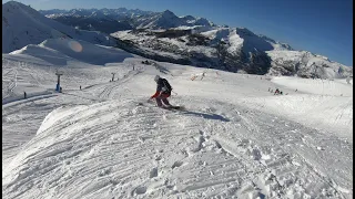 Sestriere freeride on ski Italy 2020 (Фрирайд на лыжах в Итальянских Альпах)