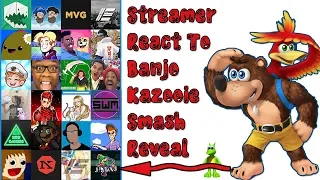 YouTube Streamers Live Reactions To Banjo-Kazooie Smash Bros. Ultimate Reveal Trailer | Nintendo e3