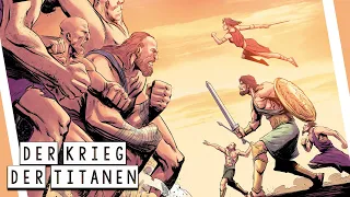 Der Krieg der Titanen - Titanomachy - Griechische Mythologie in Comics - Mythologie Illustriert