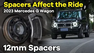 How Do Wheel Spacers Affect the Drive?|12mm Wheel Spacers Install on 2023 Mercedes G Wagon|BONOSS