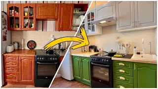 DIY Small Kitchen Renovation | Before and After Kitchen Makeover