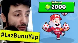 2000 TAŞ ile KOÇ MİKE ALDIM!  #LazBunuYap Brawl Stars