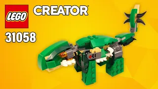 LEGO Green Ankylosaurus [31058] from Lego Creator Mighty Dinosaurs | Extra Building Instructions