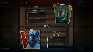 Gwent Closed Beta - Eredin VS Francesca