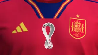 EQUIPACIÓN ADIDAS de ESPAÑA para el MUNDIAL de QATAR 2022