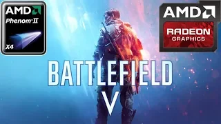 Battlefield V - Single Player (HD 7850/R7 265/R7 370 | Phenom II X4) [Medium]