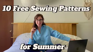 10 Free Sewing Patterns for Summer! (I want to make them all)