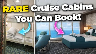 RARE cruise ship cabins that get booked very quickly!