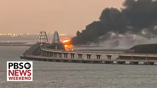 News Wrap: Crimea bridge explosion deals blow to Russian military operations