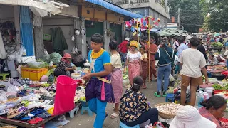 Delicious Charbroiled Pork and Rice + More Daily Activity at Kandal Market, Phnom Penh, Cambodia