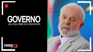 Ao vivo: Lula fala sobre as chuvas no RS