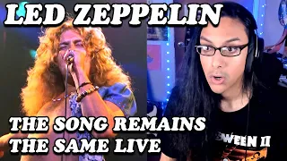 Reacting to Led Zeppelin The Song Remains The Same Live!
