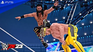 WWE 2K23 - Logan Paul vs. Seth Rollins - Full Match at WrestleMania 39 | PS5™ [4K60]