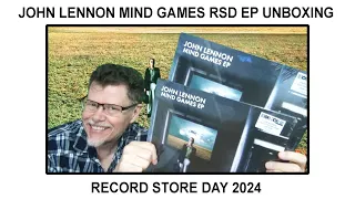 JOHN LENNON MIND GAMES RSD EP UNBOXING - RECORD STORE DAY 2024