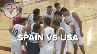 Basketball Highlights - USA vs  Spain - 2015 Special Olympics World Games