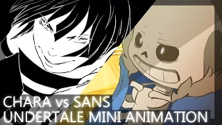 [Undertale mini Animation] - Chara vs Sans