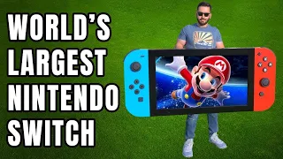 World's LARGEST Nintendo Switch! (actually works)