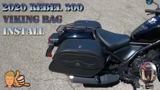 2020 Rebel 300   Viking Bag Installation