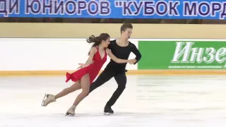 2016 ISU Junior Grand Prix - Saransk - Free Dance - Sofia SHEVCHENKO / Igor EREMENKO RUS