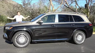 Mercedes-Maybach GLS600 2021 года - это ультра-люксовый внедорожник за $175000 который прыгает